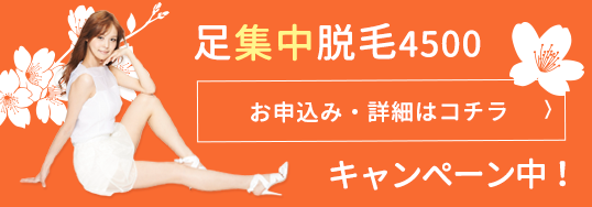 足脱毛4500_ブログ用